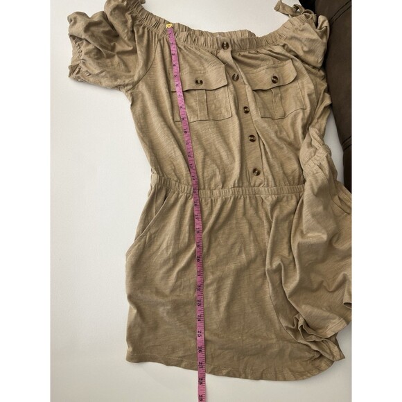 No Boundaries Juniors Off The Shoulder Romper Size XL (15-17) Polyester Pockets - Picture 5 of 13